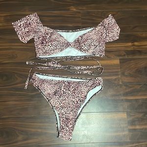Pink Leopard Swimsuit